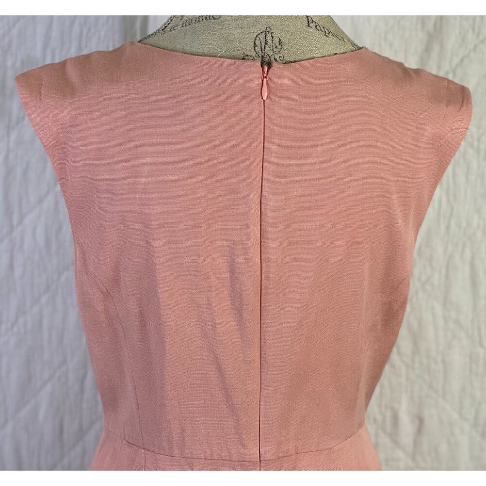 Anthropologie Painterly Pink Sleeveless Dress By Tracy Reese - Picture 9 of 11